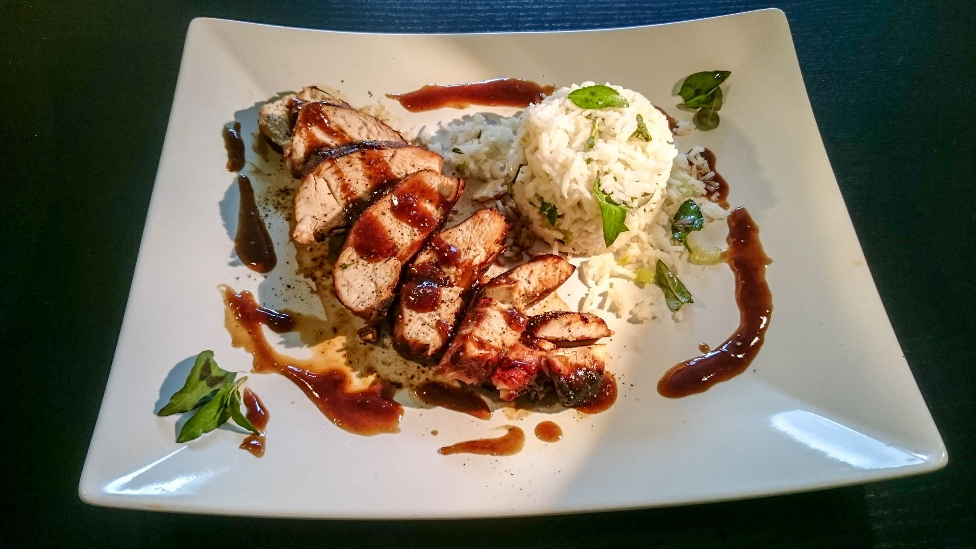 Teriyaki Hähnchen mit Koriander-Reis und Ponzu Sauce - Einfach ...