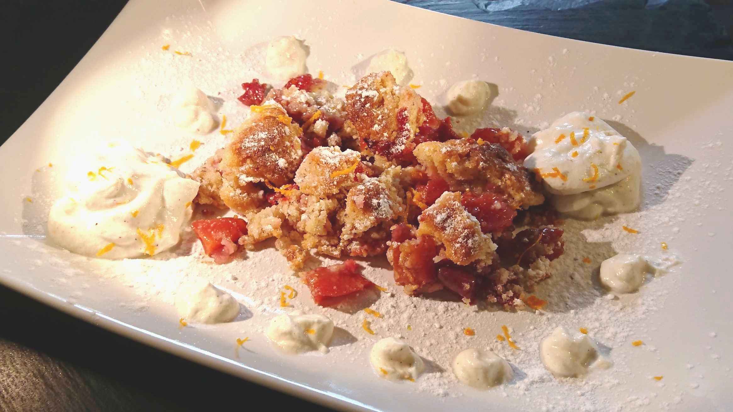 Himbeer-Nektarinen Crumble - Einfach Nachschlagen!