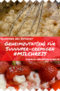 Cremiger Milchreis