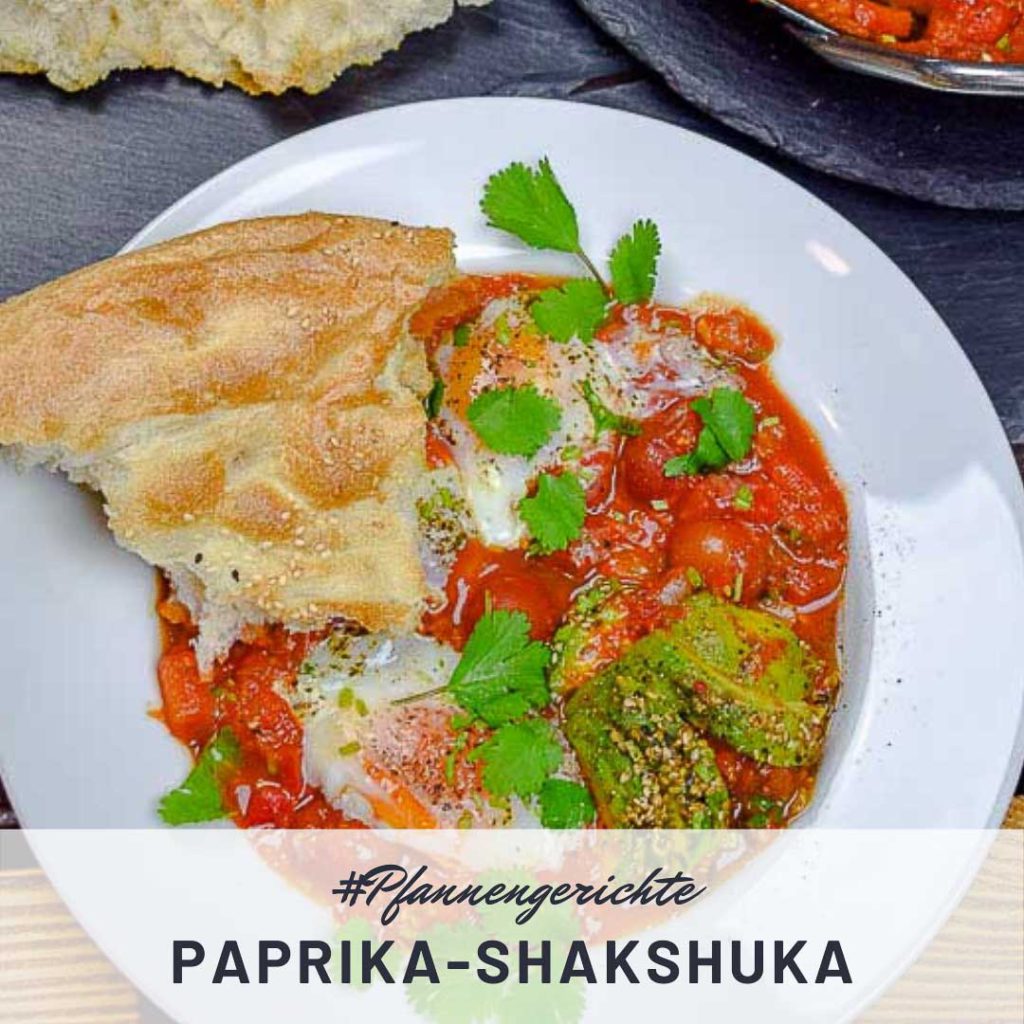 Serviervorschlag: Paprika-Shakshuka
